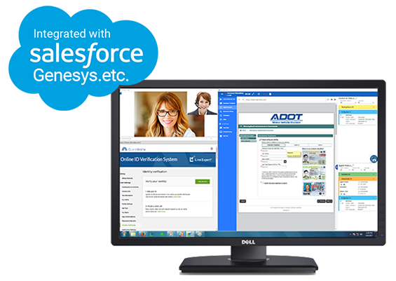 Integrated with Saleforce Genesys etc. 2